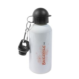Toon details voor AluSub Drinkfles 600 ml. wit - bidon inclusief dop Afbeelding van AluSub Drinkfles 600 ml. wit - bidon inclusief dop